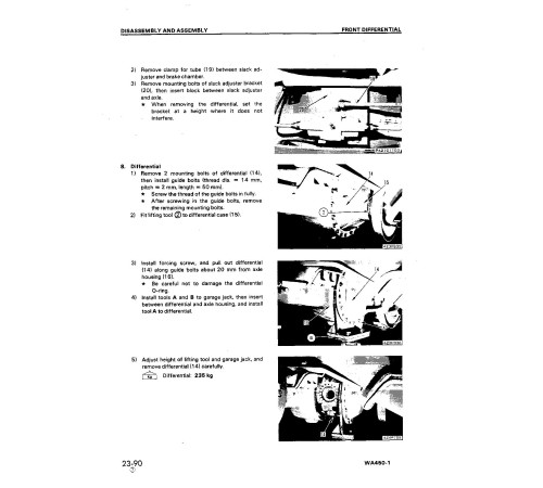 Komatsu WA450-1 and WA450-1-L 4WD Wheeled Loaders (Japan) Workshop Manual (SEBMA4210108) Komatsu WA450-1 and WA450-1-L 4WD Wheeled Loaders (Japan) Workshop Manual (SEBMA4210108)