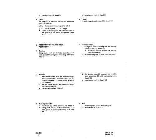 Komatsu GD611A/R, GD613A/R, GD615A, GD621A/R, GD622A, GD623A/R, GD625A, GD661A, GD663A, GD672A Motor Grader Shop Manual (SEBMG6150109) Komatsu GD611A/R, GD613A/R, GD615A, GD621A/R, GD622A, GD623A/R, GD625A, GD661A, GD663A, GD672A Motor Grader Shop Manual (SEBMG6150109)