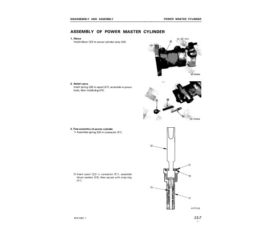 Komatsu WA180-1 and WA180-1-L 4WD Wheeled Loaders (Japan) Workshop Manual (SEBMU4170105)
