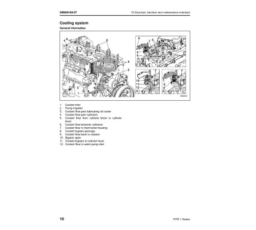 Komatsu SAA4D107E-1 and SAA6D107E-1 Diesel Engines (Japan) Workshop Manual (SEN00161-24) Komatsu SAA4D107E-1 and SAA6D107E-1 Diesel Engines (Japan) Workshop Manual (SEN00161-24)