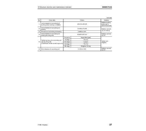 Komatsu SAA6D114E-3 Diesel Engines (Japan) Workshop Manual (SEN00169-15) Komatsu SAA6D114E-3 Diesel Engines (Japan) Workshop Manual (SEN00169-15)