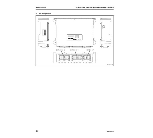 Komatsu WA500-6 (SN from 55001) 4WD Wheeled Loaders (Japan) Workshop Manual (SEN00236-17)