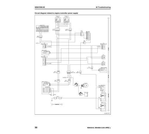 Komatsu WA450-6 and WA480-6 4WD Wheeled Loaders (USA) Workshop Manual (SEN00809-04D) Komatsu WA450-6 and WA480-6 4WD Wheeled Loaders (USA) Workshop Manual (SEN00809-04D)