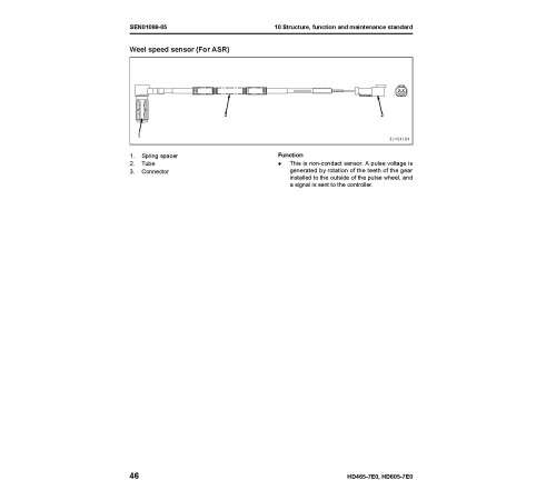 Komatsu HD465-7 (SN:10001-10037;10101-), HD605-7 (SN:08001-08032;10101-) Rigid Dump Trucks (Japan) Workshop Manual (SEN01081-18) Komatsu HD465-7 (SN:10001-10037;10101-), HD605-7 (SN:08001-08032;10101-) Rigid Dump Trucks (Japan) Workshop Manual (SEN01081-18)