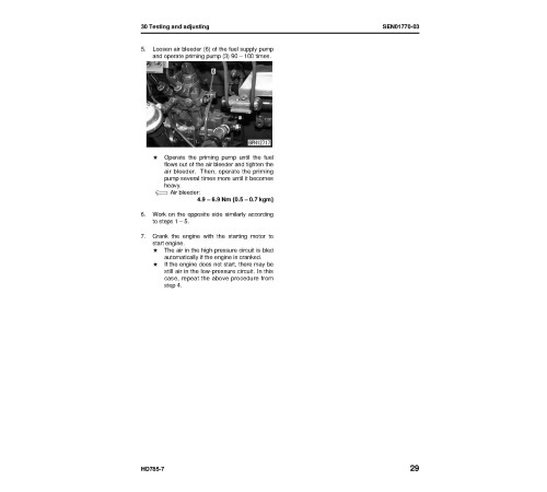 Komatsu HD785-7 (SN: 07001-09999) Rigid Dump Trucks (Japan) Workshop Manual (SEN01274-23) Komatsu HD785-7 (SN: 07001-09999) Rigid Dump Trucks (Japan) Workshop Manual (SEN01274-23)