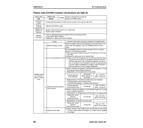 Komatsu GD655-3 (SN from 51501) and GD675-3 (SN from 51301) Motor Graders (Japan) Workshop Manual (SEN01775-05) Komatsu GD655-3 (SN from 51501) and GD675-3 (SN from 51301) Motor Graders (Japan) Workshop Manual (SEN01775-05)