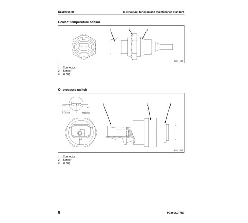Komatsu PC160LC-7 (SN from 20001) Crawler Excavators Workshop Manual (SEN01892-05) Komatsu PC160LC-7 (SN from 20001) Crawler Excavators Workshop Manual (SEN01892-05)