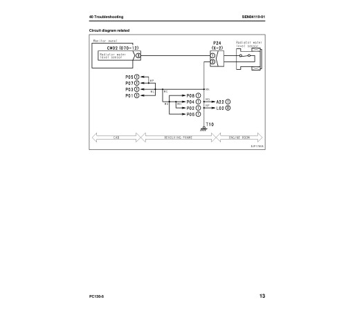 Komatsu PC130-8 (SN from 80001) Crawler Excavators (Japan) Workshop Manual (SEN03763-10) Komatsu PC130-8 (SN from 80001) Crawler Excavators (Japan) Workshop Manual (SEN03763-10)