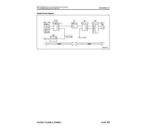 Komatsu PC27MR-3 (SN:20002-), PC30MR-3 (SN:30001-), PC35MR-3 (SN:15001-) Crawler Excavators (Japan) Workshop Manual (SEN04063-07) Komatsu PC27MR-3 (SN:20002-), PC30MR-3 (SN:30001-), PC35MR-3 (SN:15001-) Crawler Excavators (Japan) Workshop Manual (SEN04063-07)