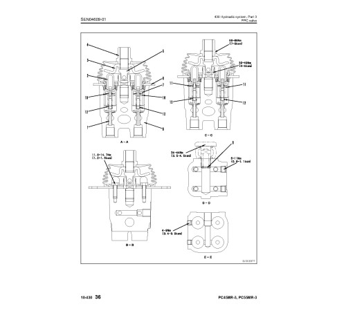 Komatsu PC45MR-3 (SN from 05001) and PC55MR-3 (SN from 15001) Crawler Excavators (Japan) Workshop Manual (SEN04597-06) Komatsu PC45MR-3 (SN from 05001) and PC55MR-3 (SN from 15001) Crawler Excavators (Japan) Workshop Manual (SEN04597-06)