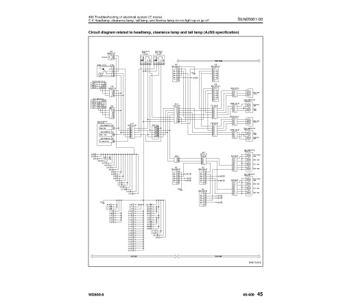 Komatsu WD600-6 (SN from 55001) Wheeled Dozers (Japan) Workshop Manual (SEN04979-06) Komatsu WD600-6 (SN from 55001) Wheeled Dozers (Japan) Workshop Manual (SEN04979-06)
