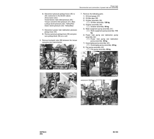 Komatsu D375A-6 (SN: 60001-65000) Crawler Dozers (Japan) Workshop Manual (SEN05006-09) Komatsu D375A-6 (SN: 60001-65000) Crawler Dozers (Japan) Workshop Manual (SEN05006-09)