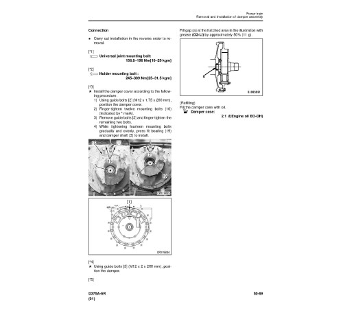 Komatsu D375A-6 (SN from 65001) Crawler Dozers (Japan) Workshop Manual (SEN05214-03) Komatsu D375A-6 (SN from 65001) Crawler Dozers (Japan) Workshop Manual (SEN05214-03)