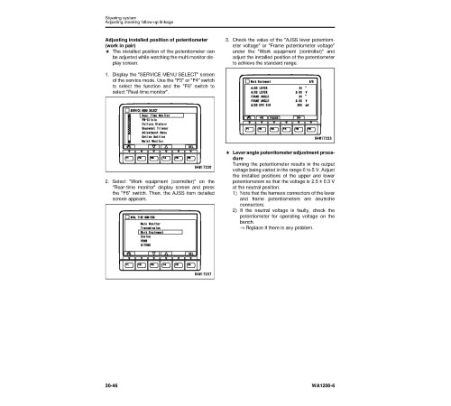 Komatsu WA1200-6 (SN from 60001) 4WD Wheeled Loaders (Japan) Workshop Manual (SEN05475-05)