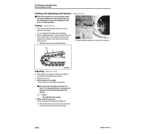 Komatsu D65EX-17, D65PX-17 and D65WX-17 (SN from 01001) Crawler Dozers (Japan) Workshop Manual (SEN05536-02) Komatsu D65EX-17, D65PX-17 and D65WX-17 (SN from 01001) Crawler Dozers (Japan) Workshop Manual (SEN05536-02)