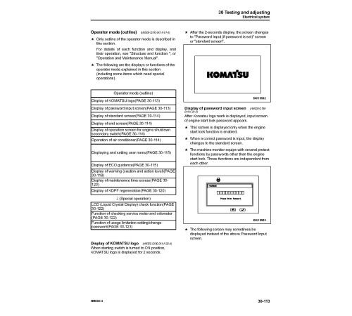 Komatsu HM300-3 (SN from 03001) Articulated Dump Trucks (Japan) Workshop Manual (SEN05629-04) Komatsu HM300-3 (SN from 03001) Articulated Dump Trucks (Japan) Workshop Manual (SEN05629-04)