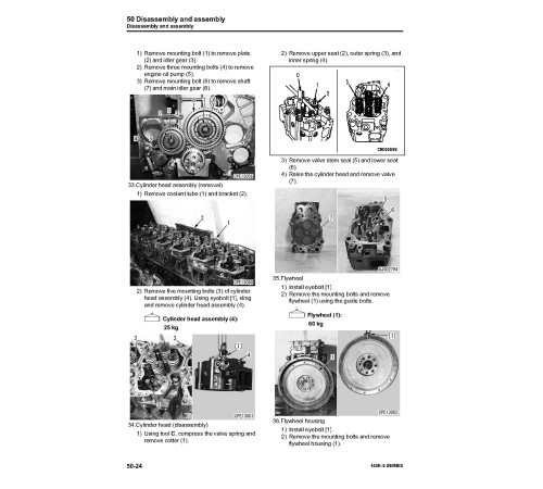 Komatsu SAA6D140E-6 Diesel Engines (Japan) Workshop Manual (SEN05641-02) Komatsu SAA6D140E-6 Diesel Engines (Japan) Workshop Manual (SEN05641-02)