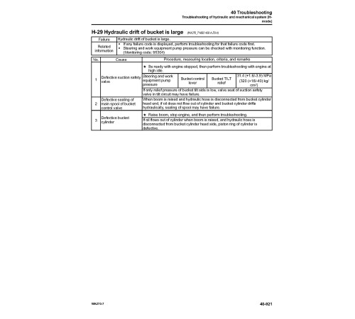 Komatsu WA270-7 (SN from 80001) 4WD Wheeled Loaders (Japan) set of Workshop Manuals (SEN06255-02)