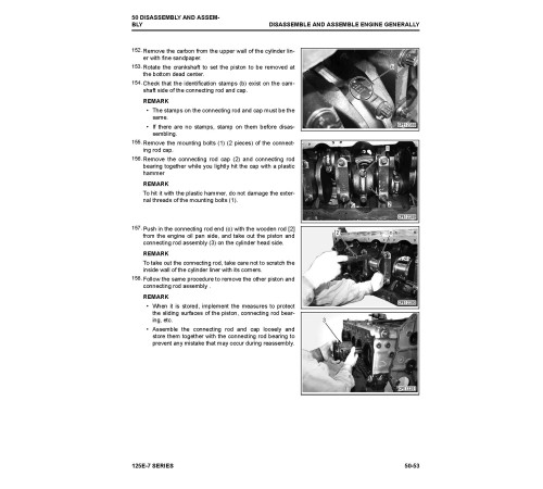 Komatsu SAA6D125E-7 Diesel Engines Workshop Manual (SEN06495-09)