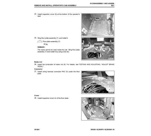 Komatsu D65EX-18, D65PX-18 and D65WX-18 (SN from 90001) Crawler Dozers Workshop Manual (SEN06505) Komatsu D65EX-18, D65PX-18 and D65WX-18 (SN from 90001) Crawler Dozers Workshop Manual (SEN06505)