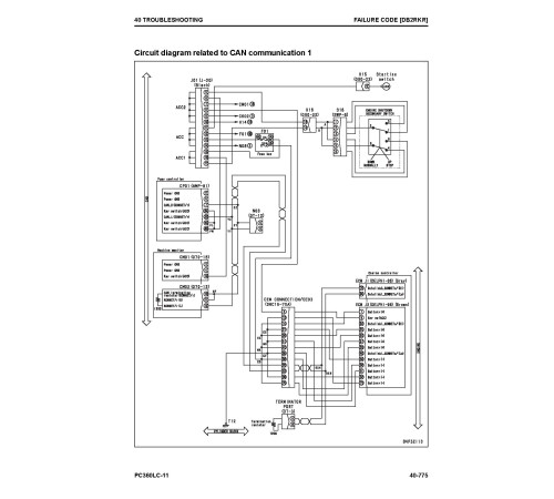Komatsu PC360LC-11 (SN from 90001) Hydraulic Excavators Workshop Manual (SEN06513-04)