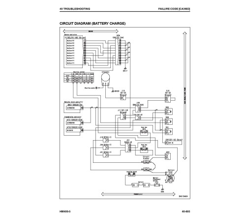 Komatsu HM400-5 (SN from 10001) Articulated Dump Trucks Workshop Manual (SEN06519-06)