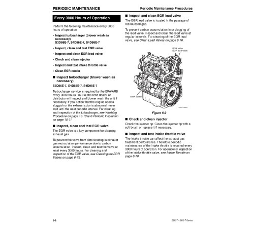 Komatsu 3D88E-7, 4D88E-7, 4D98E-7, S3D86E-7, S4D86E-7 and S4D98E-7 Diesel Engines (w.common rail injection system) Workshop Manual (SEN06575-02)