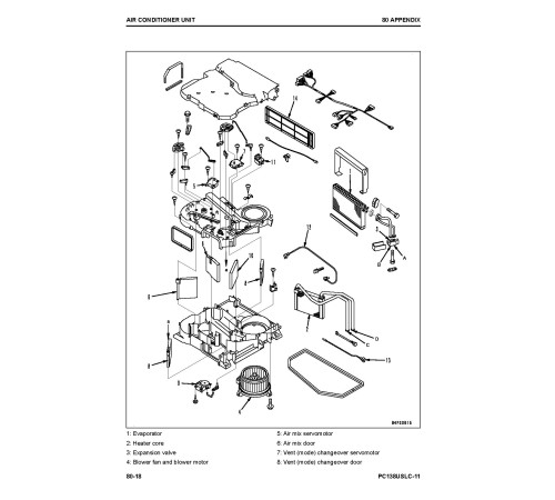 Komatsu PC138USLC-11 (SN from 50001) Hydraulic Excavators Workshop Manual (SEN06589-03)