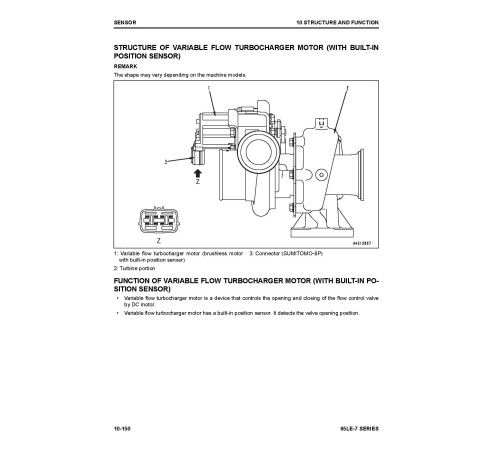 Komatsu SAA4D95LE-7 Diesel Engines Workshop Manual (SEN06590-07)