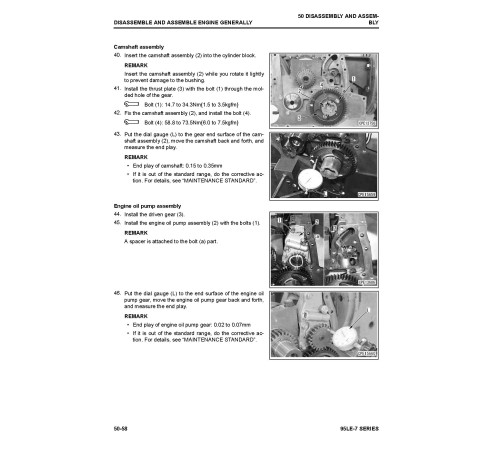 Komatsu SAA4D95LE-7 Diesel Engines Workshop Manual (SEN06590-07)
