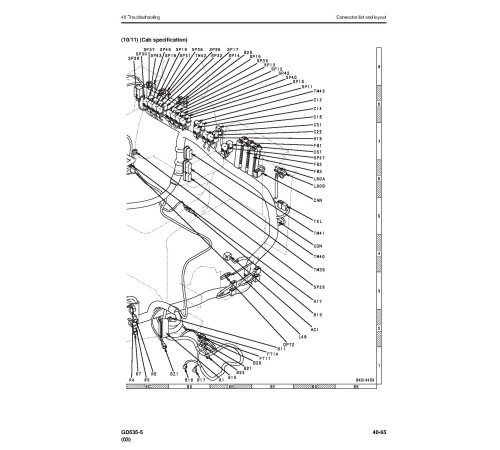 Komatsu GD535-5 (SN from 1001) Motor Graders Workshop Manual (SEN06606-03)