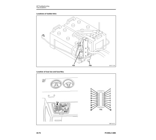 Komatsu PC390LC-8M0 (SN from 80699) Hydraulic Excavators Workshop Manual (SEN06613-04)