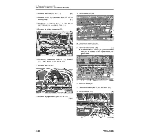 Komatsu PC390LC-8M0 (SN from 80699) Hydraulic Excavators Workshop Manual (SEN06613-04)