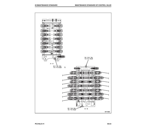 Komatsu PC210LCI-11 (SN from 500470) Hydraulic Excavators Workshop Manual (SEN06616-03)