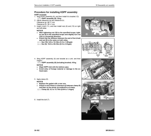 Komatsu BR380JG-3 (SN from 5001) Mobile Crushers Workshop Manual (SEN06703-05)