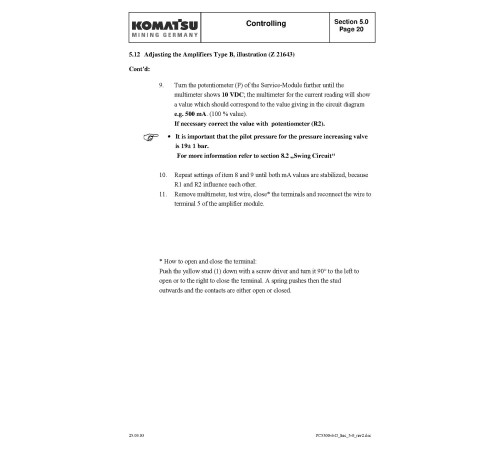 Komatsu PC5500-6 (SN: 15017-15030) Crawler Excavators (Germany) Service Manual (SRVPC550015017) Komatsu PC5500-6 (SN: 15017-15030) Crawler Excavators (Germany) Service Manual (SRVPC550015017)