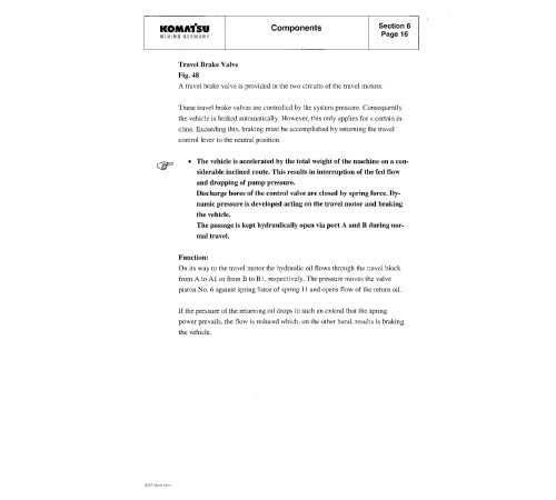 Komatsu PC3000-1 (SN: 6174) Crawler Excavator (Germany) Workshop Manual (SMPC30006174) Komatsu PC3000-1 (SN: 6174) Crawler Excavator (Germany) Workshop Manual (SMPC30006174)
