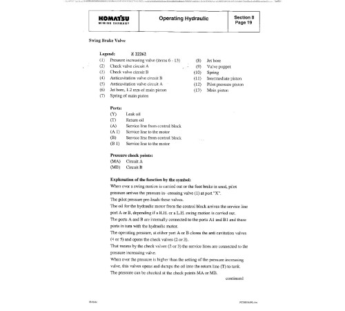 Komatsu PC3000-1 (SN: 6199) Crawler Excavator (Germany) Workshop Manual (SMPC30006199) Komatsu PC3000-1 (SN: 6199) Crawler Excavator (Germany) Workshop Manual (SMPC30006199)