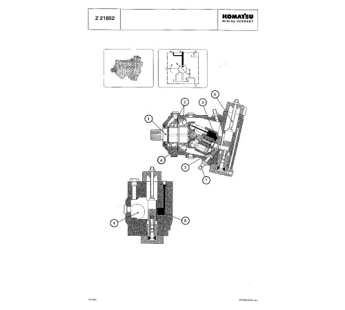 Komatsu PC3000-1 (SN: 6202) Crawler Excavator (Germany) Workshop Manual (SMPC30006202) Komatsu PC3000-1 (SN: 6202) Crawler Excavator (Germany) Workshop Manual (SMPC30006202)