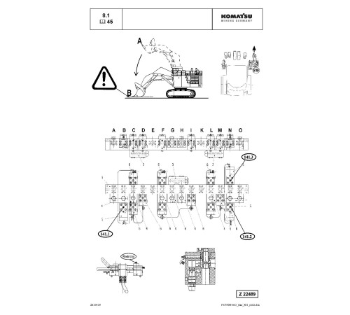 Komatsu PC5500-6 (SN: 15022) Crawler Excavators (Germany) Workshop Manual (SMPC550015022) Komatsu PC5500-6 (SN: 15022) Crawler Excavators (Germany) Workshop Manual (SMPC550015022)