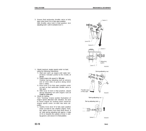Komatsu (Nissan) TB42 Gasoline Engines (Applicable for FG35..45-6,FG33S..45S-6,FG50..70E-6 Forklift Trucks) Shop Manual (TB42_SM039) Komatsu (Nissan) TB42 Gasoline Engines (Applicable for FG35..45-6,FG33S..45S-6,FG50..70E-6 Forklift Trucks) Shop Manual (TB42_SM039)