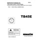 Komatsu (Nissan) TB45E (SN from 064005) Gasoline Engines (Applicable for Komatsu Forklift Trucks) Service Manual (TB45E_SM127)