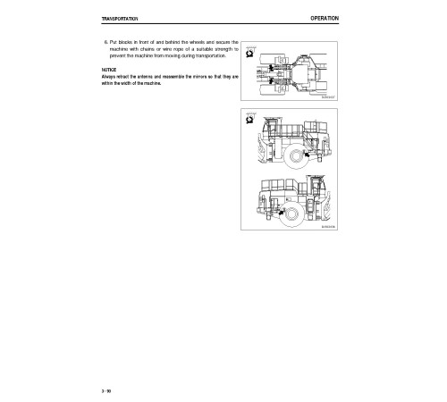 Komatsu WA700-3 (SN: 51001-51004) 4WD Wheeled Loaders (Japan) Operate and Maintenance manual (TEN00001-03D)