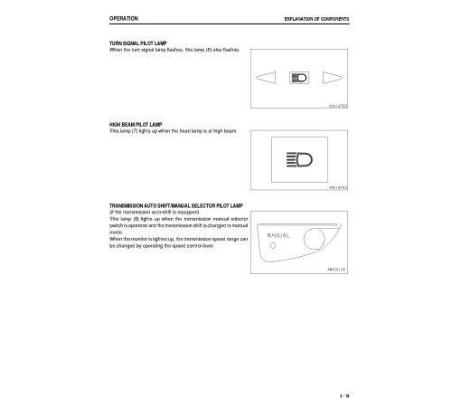 Komatsu WA600-3 (SN from 52001) 4WD Wheeled Loaders (Japan) Operate and Maintenance manual (TEN00002-04)