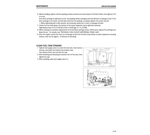 Komatsu HD325-6 (SN: 06370-06999) and HD405-6 (SN from 02178) Rigid Dump Trucks (Japan) Operate and Maintenance manual (TEN00041-05) Komatsu HD325-6 (SN: 06370-06999) and HD405-6 (SN from 02178) Rigid Dump Trucks (Japan) Operate and Maintenance manual (TEN00041-05)