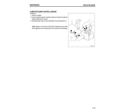Komatsu HD785-5 (SN from 04254) Rigid Dump Trucks (Japan) Operate and Maintenance manual (TEN00042-05) Komatsu HD785-5 (SN from 04254) Rigid Dump Trucks (Japan) Operate and Maintenance manual (TEN00042-05)