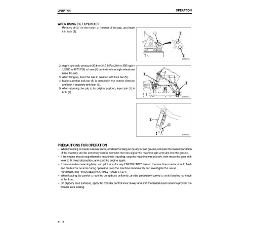 Komatsu HM400-1 (SN from 01276) Articulated Dump Trucks (Japan) Operate and Maintenance manual (TEN00050-12) Komatsu HM400-1 (SN from 01276) Articulated Dump Trucks (Japan) Operate and Maintenance manual (TEN00050-12)