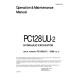Komatsu PC128UU-2 (SN from 06290) Crawler Excavators (Japan) Operate and Maintenance manual (TEN00075-00D)