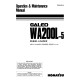 Komatsu WA200L-5 (SN: 65001-65628) 4WD Wheeled Loaders (Japan) Operate and Maintenance manual (TEN00080-00)