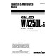 Komatsu WA250L-5 (SN from 70025) 4WD Wheeled Loaders (Japan) Operate and Maintenance manual (TEN00084-00)